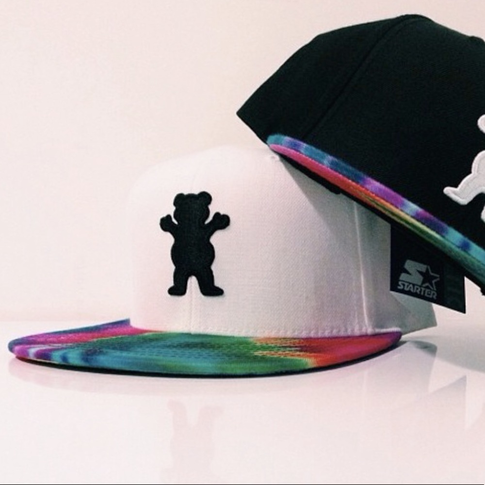 Rare Diamond Grizzly X Starter Tie Dye Snapback Cap